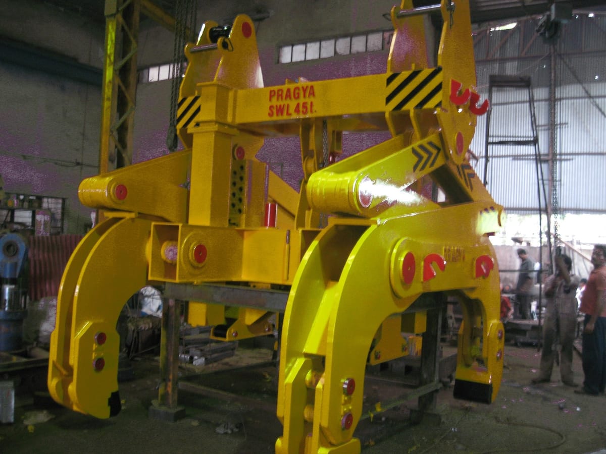 Slab Tong Side View