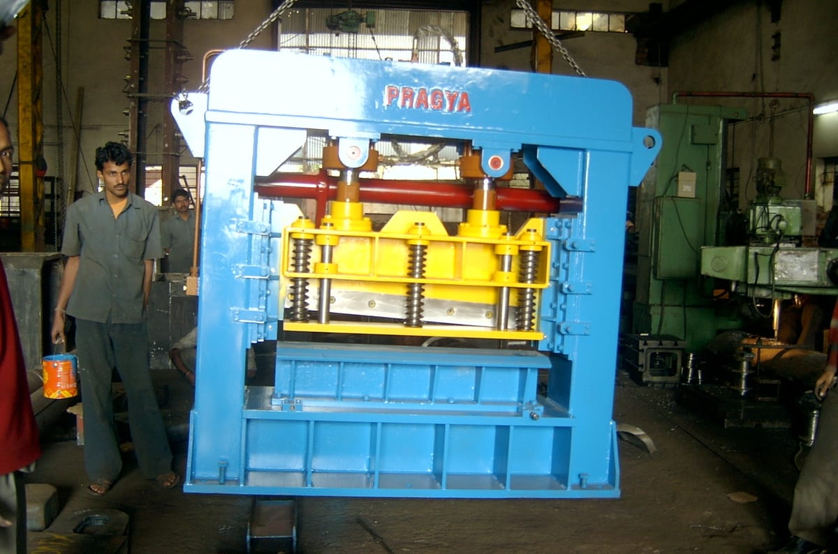 Shear Machine Front View